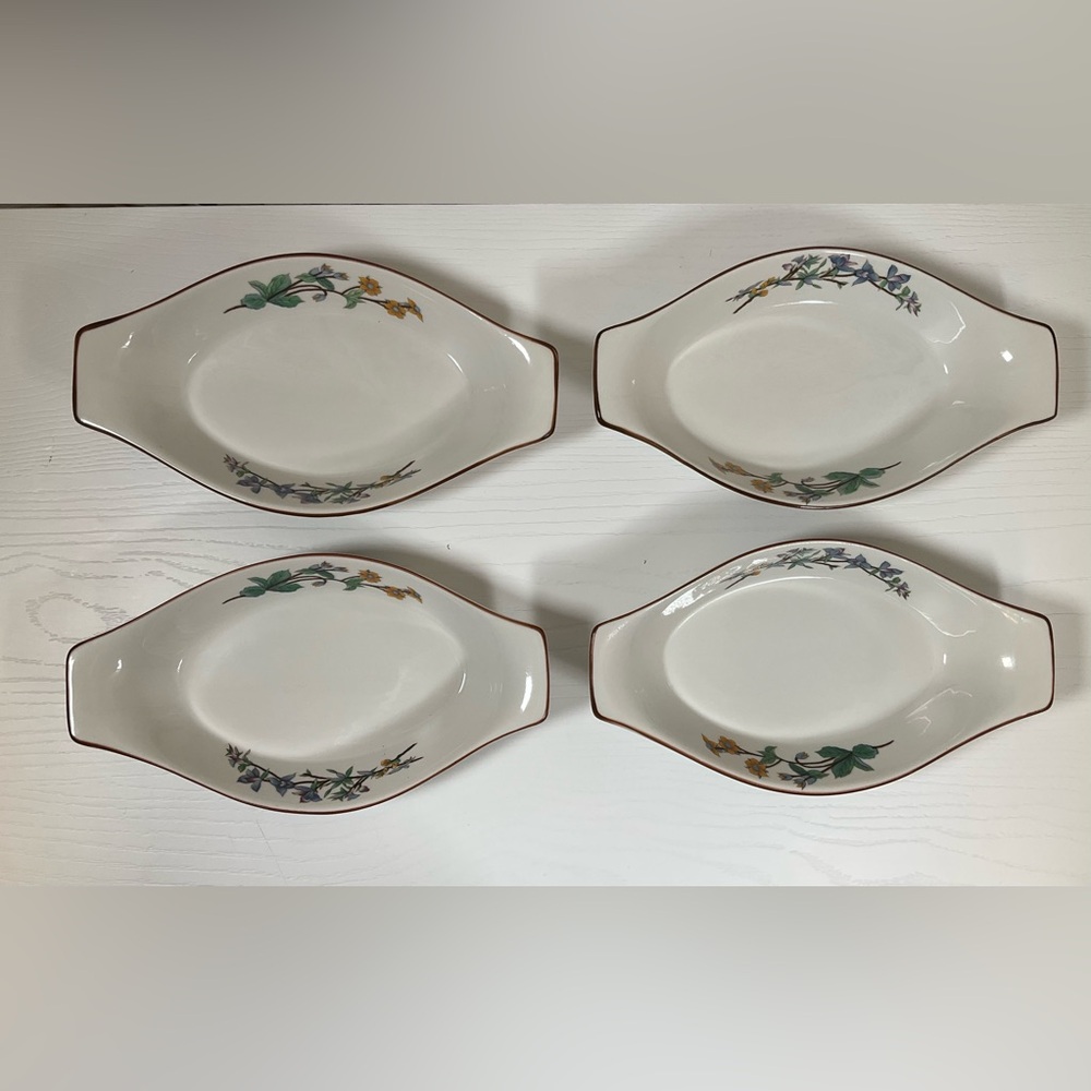 Vintage Woodhill by Citation 8 1/2” Fine Bakeware|AuGratin Dish- Set of 4